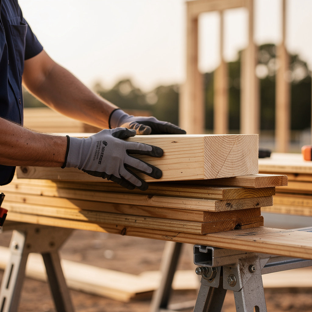 SE Custom Homes builder working on a residential home in East Texas